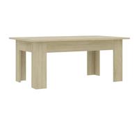 Table basse - vidaXL - Chêne sonoma - 100x60x42 cm - Bois d’ingénierie - Rectangulaire