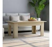 Table basse - vidaXL - Chêne sonoma - 100x60x42 cm - Bois d’ingénierie - Rectangulaire
