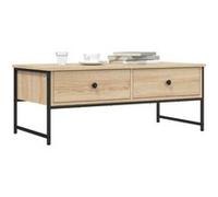 vidaXL Table basse chêne sonoma 101x49x39,5 cm bois d'ingénierie 837738