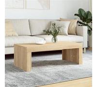 vidaXL Table basse 823369 – chêne sonoma, 102x50x36 cm, bois d'ingénierie