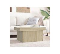 Vidaxl Table Basse Chêne Sonoma 80x55x40 Cm Bois D'ingénierie Marron