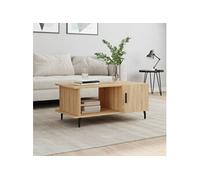 Vidaxl Table Basse Chêne Sonoma 90x50x40 Cm Bois D'ingénierie Marron