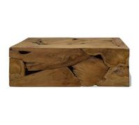 Table basse - CLOUD - 90x50x30 cm Teck véritable Marron - Pour Salon - 244558