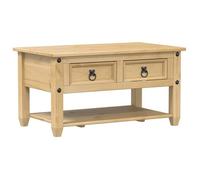 Table basse - CLOUD - avec tiroirs Corona 85x50x45 cm bois de pin massif - Pour Salon - 4002772