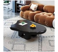 Table Basse Cloud, Jolie Table À Thé Blanche Moderne, Table D'appoint D'intérieur Irrégulière, pour Salon, Bureau, Décoration Intérieure, Forme Libre avec 4 Pieds,1,100 * 69 * 30cm