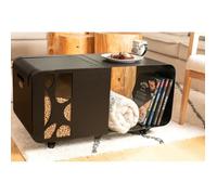 Table basse / coffre à granulés Le Marquier Studio sur roulettes - Capacité 30 kg