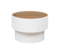 - Table basse coffre en bois ENOLA - Blanc - ENOLA