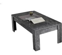 Table basse COLOMARMO - Noir effet marbre - Elégance et modernité pour votre salon