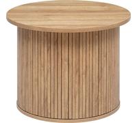 Table basse "Colva" placage effet bois - D.60 cm - Atmosphera créateur d'intérieur