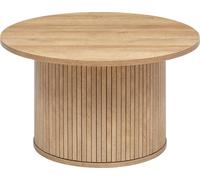 Table basse "Colva" placage effet bois - D.70 cm - Atmosphera créateur d'intérieur