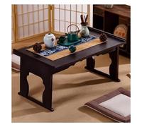 Table basse compacte japonaise en bois pour la méditation et la baie de thé, design autel à thé, 60 x 34 x 27 cm, parfaite pour les petits espaces
