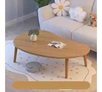 Table basse convertible, table centrale, couleur bois, 80 x 40 x 42 cm, table d'appoint pour canapé, salon, design moderne, table auxiliaire polyvalente élégante et fonctionnelle
