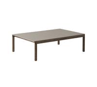Muuto Table basse Couple 3 Plain 120x84x35 cm Taupe-dark oiled oak
