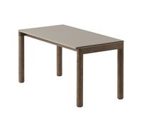 Muuto Table basse Couple 40x84x40 cm taupe, chêne PxHxP 84x40x40cm