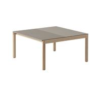 Table basse Couple 80x84x40 cm ondulée WxHxD 84x40x80cm