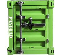 Table Basse Créative Style Industriel Casier De Conteneur Fer Art Canapé Table Table D’appoint en Métal Table D’Angle Table De Téléphone Chambre De Chevet Table, Lightgreen
