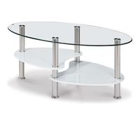 Table basse - CRIS - verre - ovale - contemporain - design