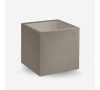 Table basse cube design en polyéthylène et plexiglas intérieur/extérieur Blok
