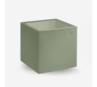 Table basse cube design en polyéthylène et plexiglas intérieur/extérieur Blok