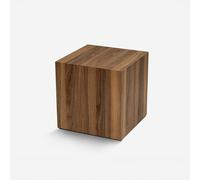 Hanah Home Table latérale, Noyer, 50 x 45 x 45 cm | Fabriqué en 100% MDF, épaisseur : 18 mm | Parfait pour Les espaces Modernes à Domicile et d'étude, Design élégant et Fonctionnel