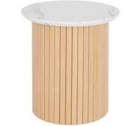 Atmosphera – Table d'appoint Homelya – effet marbre – 45x45x50 cm