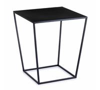 Table basse d'appoint élégante noire 46 cm LOFT