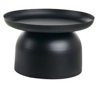 Table Basse d'Appoint en Métal Ronde Noire Torrens