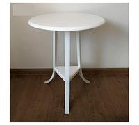 Table Basse D'Appoint Maison Petite Table Ronde en Bois Massif Basse Simple Petit Appartement Canapé D'appoint Chambre Moderne(B,60 * 75cm)