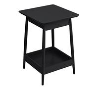 Table Basse D'Appoint Maison Table Basse Carrée pour Salon D'appoint en Bois Massif Canapé Double Chambre De Chevet Petite À Thé Chambre Moderne(A)