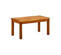 vidaXL Bois Solide d'Acacia Table Basse de Jardin Table d'Appoint de Patio Table de Terrasse Meuble d'Extérieur Meuble de 316399