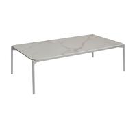 Océo By Proloisirs - Table basse de jardin plateau céramique Ambiance blanc