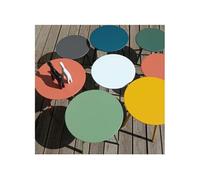 Table basse de jardin ronde acier époxy - Massaï - Ø 40 cm