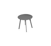 - Table basse de jardin en acier Massai 40 cm graphite