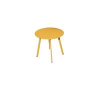 - Table basse de jardin en acier Massai 40 cm miel