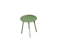 Proloisirs - Table basse de jardin en acier Massai 45 cm amande G