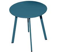 Table Basse De Jardin En Acier Massai 45 Cm Bleu