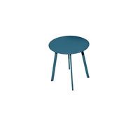 - Table basse de jardin en acier Massai 45 cm bleu