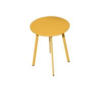 Table Basse De Jardin En Acier Massai 50 Cm Jaune