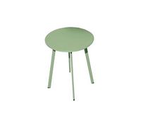 Table basse de jardin ronde acier époxy - Massaï - Ø 50 cm