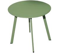Table basse de jardin en acier - PROLOISIRS - Massai 40 cm - Vert - Contemporain - Multifonctions