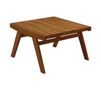 Table basse de jardin en bois massif L65 cm TIDAK