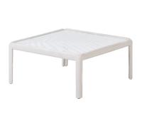 Table Basse Moderne Structure Synthétique 69 x 69 cm Beige Clair Ferretti
