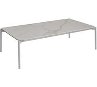 Table Basse De Jardin Plateau Céramique Ambiance Blanc