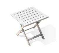 Table basse de jardin pliante en aluminium