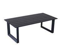 Table basse de jardin rectangle aluminium - Prado - L.120 x l.60 x H.42 cm