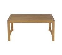 Table basse de jardin rectangulaire en bois teck massif L100 cm SUNDA