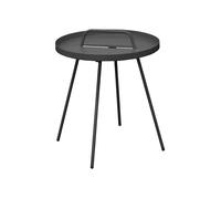 Table basse de jardin ronde acier cataphorèse - Flower - Ø 44 cm