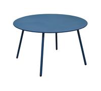 Table basse de jardin ronde acier cataphorèse - Rio - Ø 70 cm