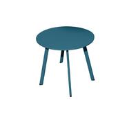 Table basse Massae acier époxy diamètre 60 cm bleu