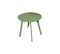 Table basse Massae acier époxy diamètre 60 cm amande
